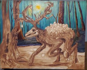 Kaitlin Swift - Wendigo - Painting - 02-14-2021